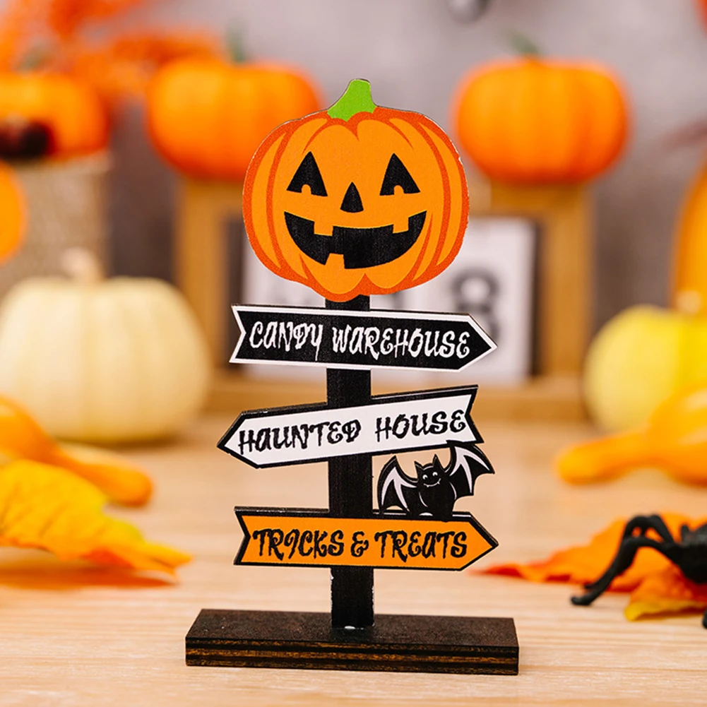 

Halloween Hanging Ornament Wooden Halloween Door Welcome Sign Spooky Festival Doorplate Pendant Decor Halloween Home Decor