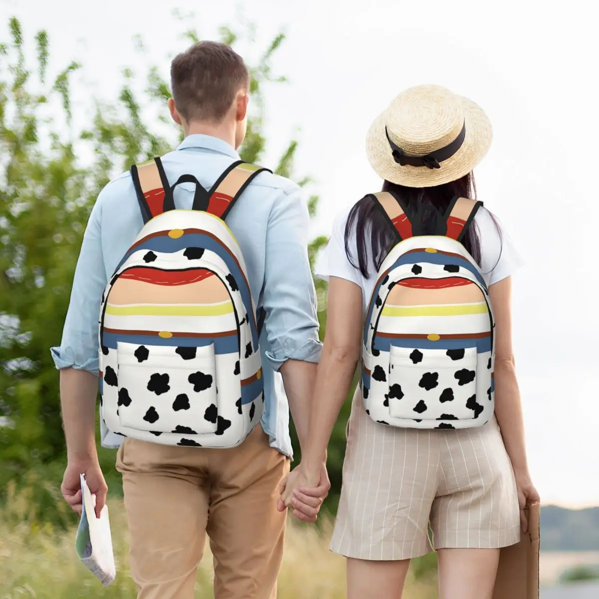 Модный рюкзак The Yodeling Cowgirl для пешего туризма большая вместимость сумка ноутбука