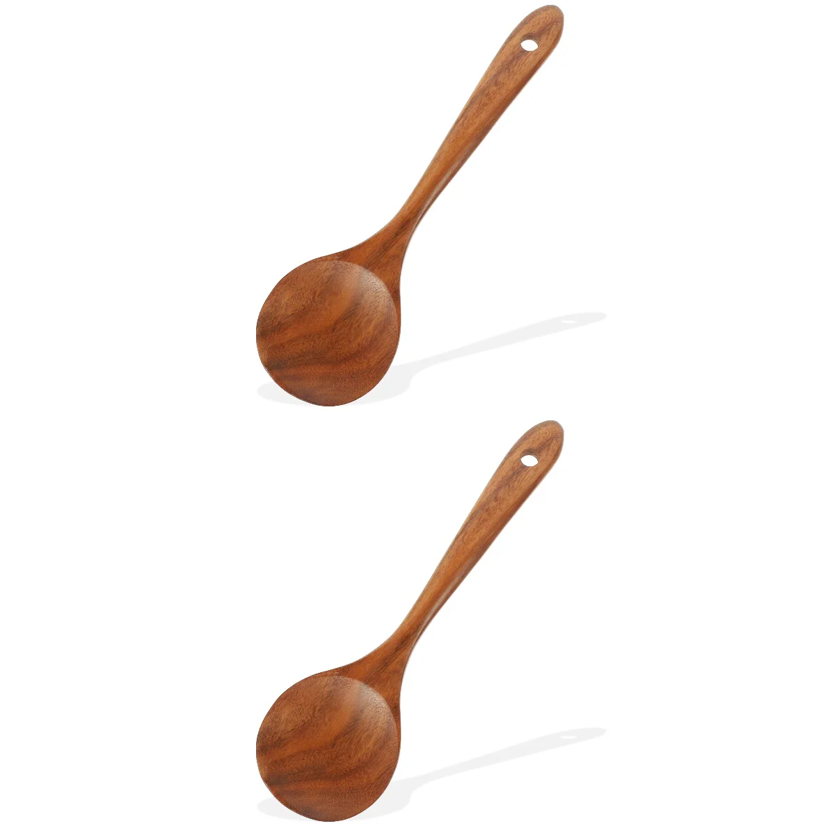 

2pcs Seasoning Soup Spoon Reusable Ladle Kitchen Salad Spoon Stirring Spoon Household Soup Spoon