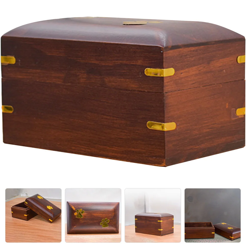 

Urncat Pet Dog Urnsmemorial Cremation Small Box Keepsake Wooden Resistant Wear Ceramic Lovely Accessory Compact Household