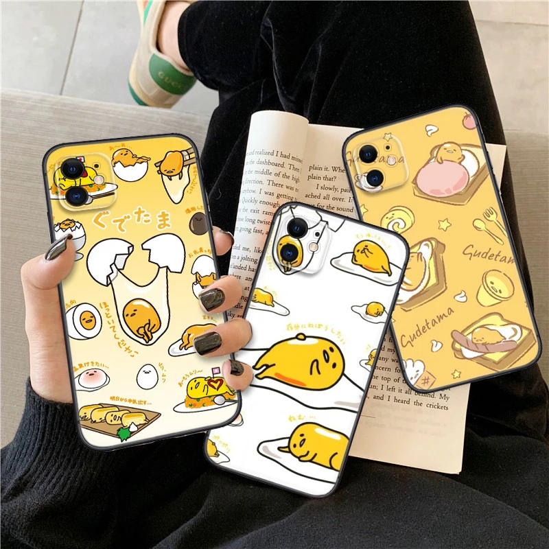 Мягкий чехол T95 Gudetama для Samsung A03 A50 A51 A52 A53 A6 A7 A8 Plus A9 A70 A71 A72 A73 A81 A82 A91 M20 M30 M30S M51