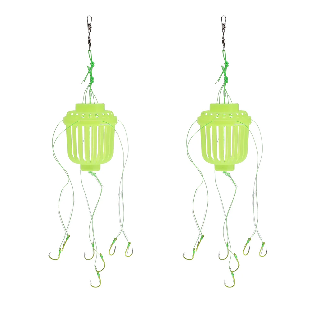 

Bait Lure Cage Feeder Cages Basket Hook Lobster Traps Holder Catching Tools Shrimp Tackle Carp