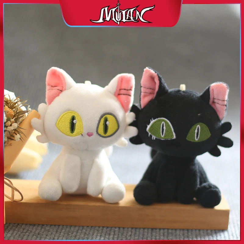 

12cm Suzume No Tojimari Plush Toy Daijin Cat and Sadaijin Black Cat Plushie Soft Stuffed Animal suzume cat figure Baby Kids Toys