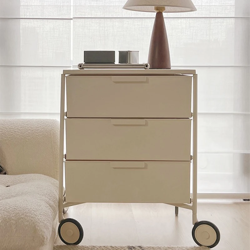 

Low Side Drawers Bedside Table Luxury Nordic Minimalist Center Design Bedside Table Narrow Aesthetic Muebles Bedroom Furniture