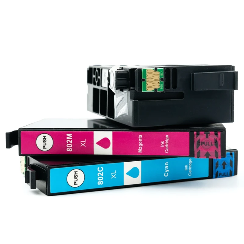 Фото T802XL 802XL Премиум-качества совместимый цветной картридж для струйных принтеров Epson Workforce WF-4720 WF-4730 WF-4734 WF-4740 WF-4745 №3