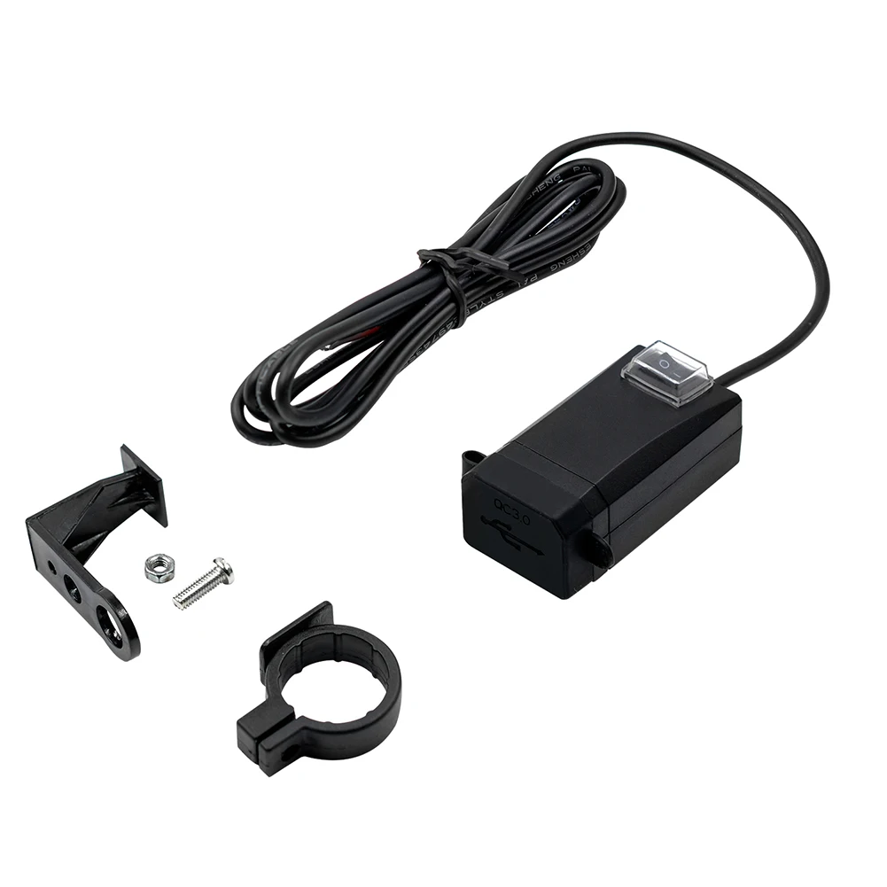 Новое универсальное мотоциклетное зарядное устройство QC3.0 USB водонепроницаемое