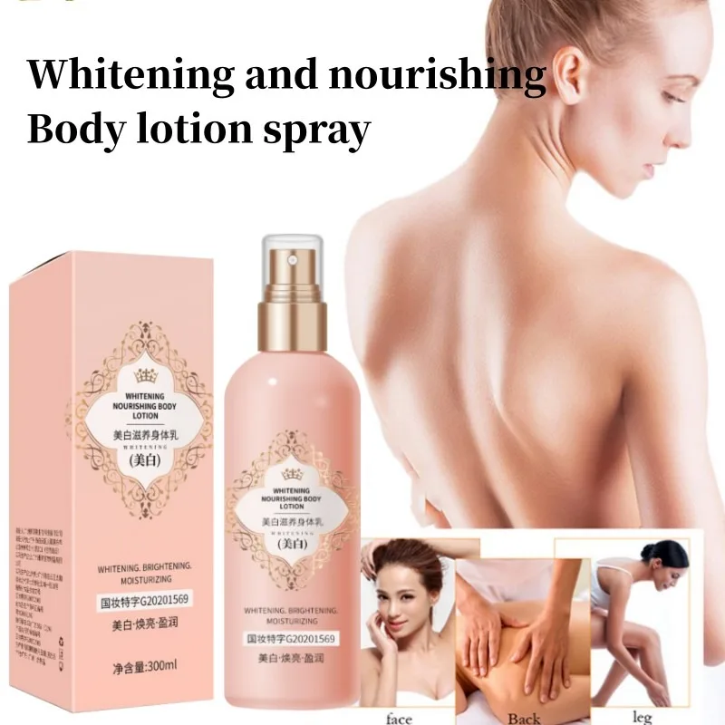 

Whitening Body Spray Refreshing Non-greasy Moisturizing Body Brightening Long-lasting Fragrance Even Skin Tone Body Lotion