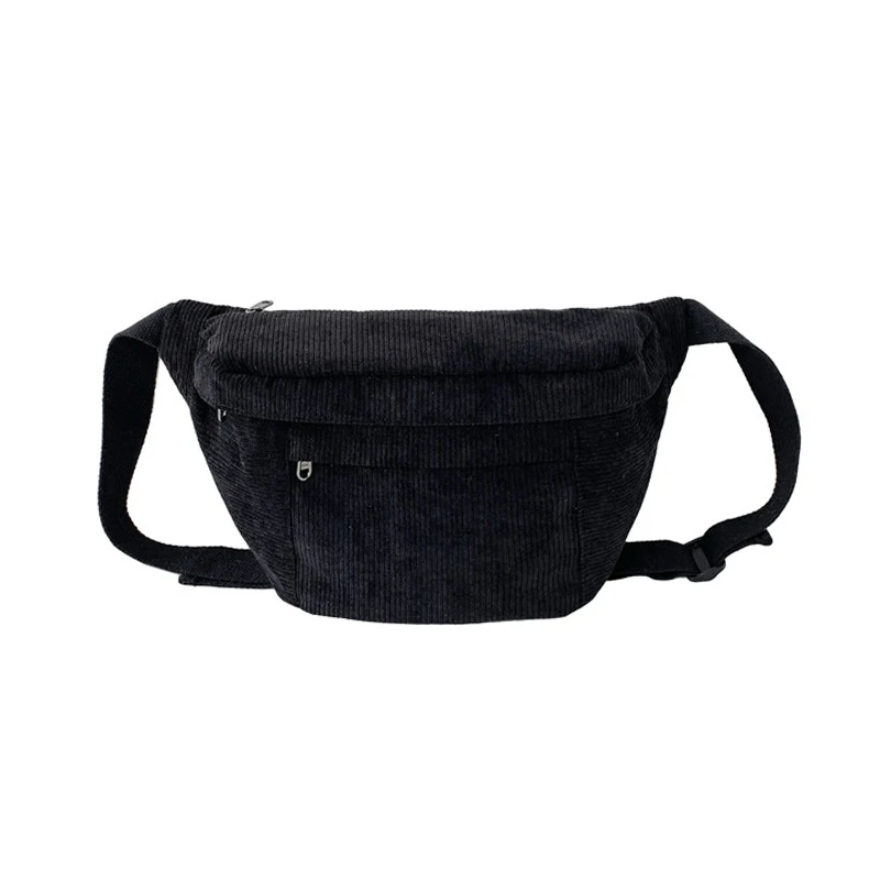 Модные трендовые поясные сумки вельветовые дамские для телефона уличные в стиле