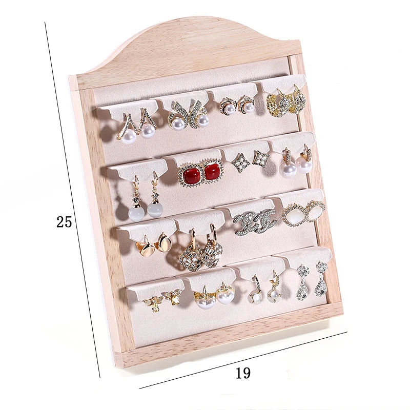 

Деревянная Подставка Для Ювелирных Изделий, Держатель Для Сережек И Колец, Органайзер Для Витрины Магазина И Домашней Организ...