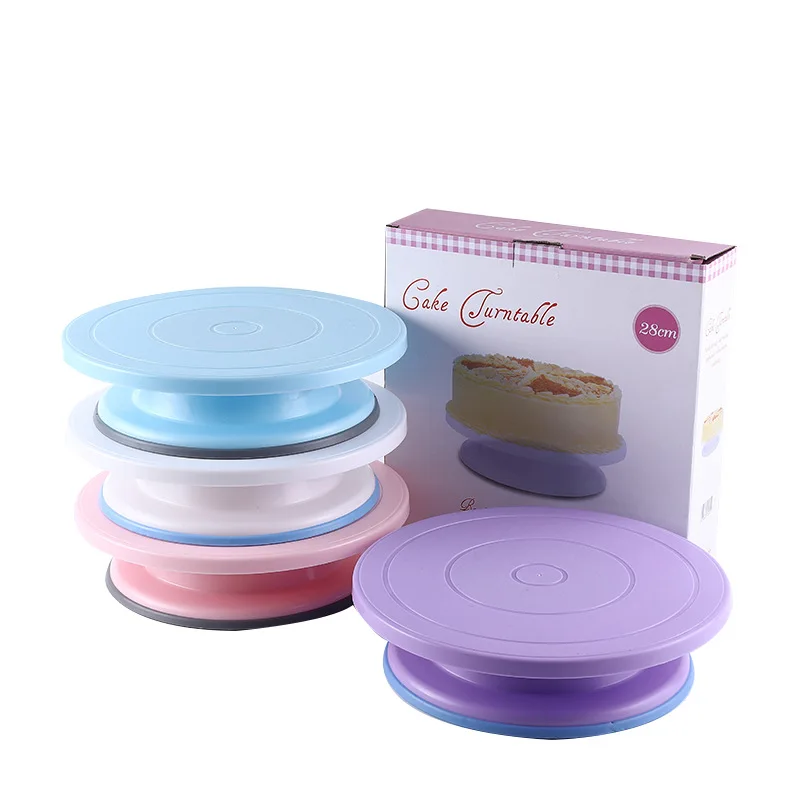 27 см нескользящий поворотный круг для торта вращающийся круглый подставка