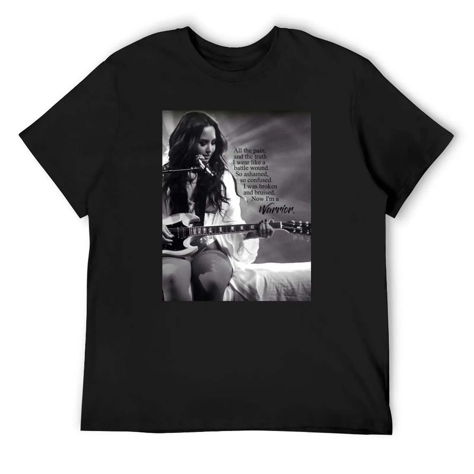 Деми Ловато Воин (Лучше подходит для чехлов телефонов) Футболка винтажная