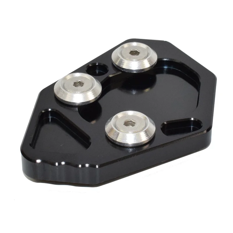 

WAASE Motorcycle Kickstand Foot Side Stand Extension Pad Support Plate For BMW K1300R K1300S 2009 2010 2011 2012 2013 2014