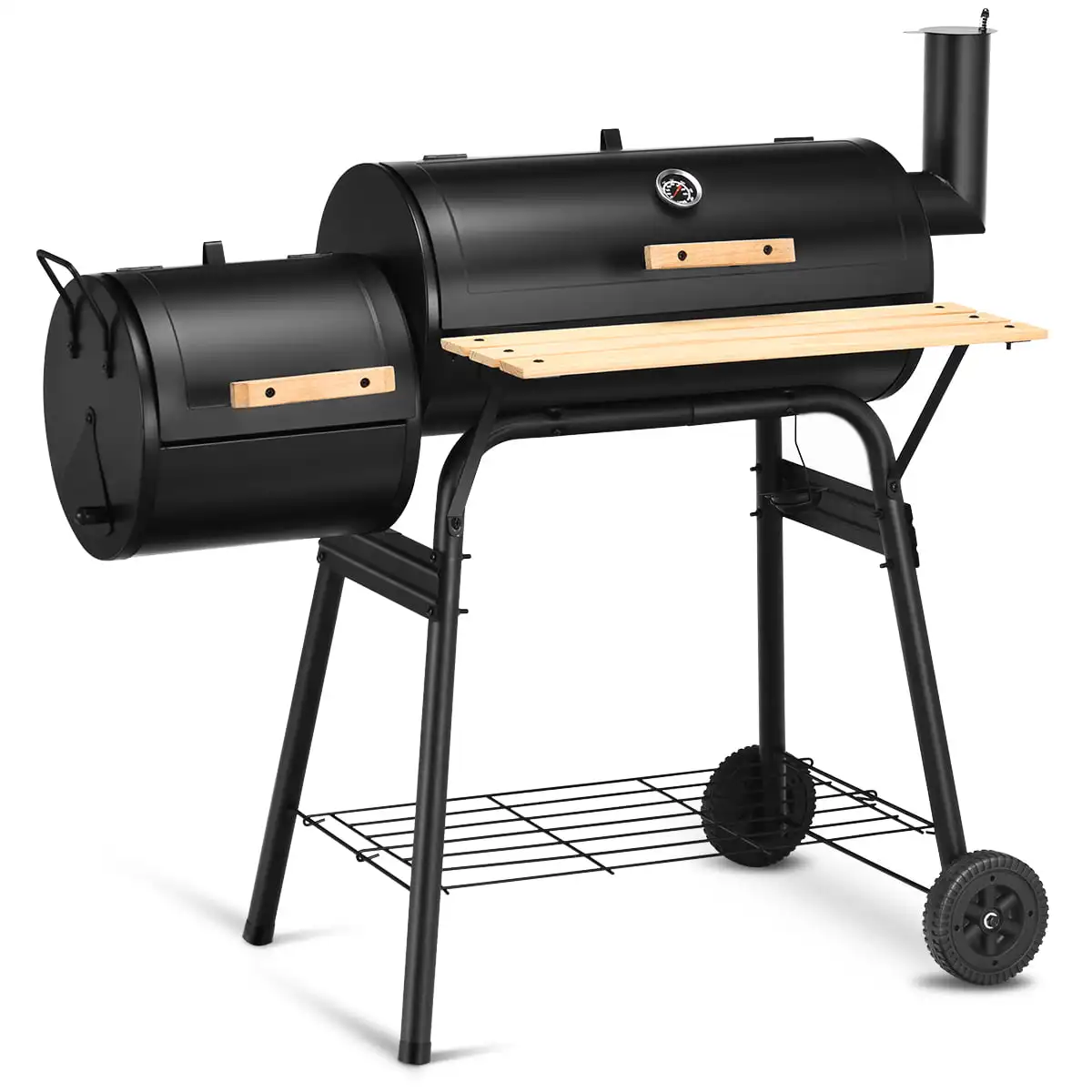 

Outdoor BBQ Grill Charcoal Barbecue Pit Patio Backyard Meat Cooker Smoker