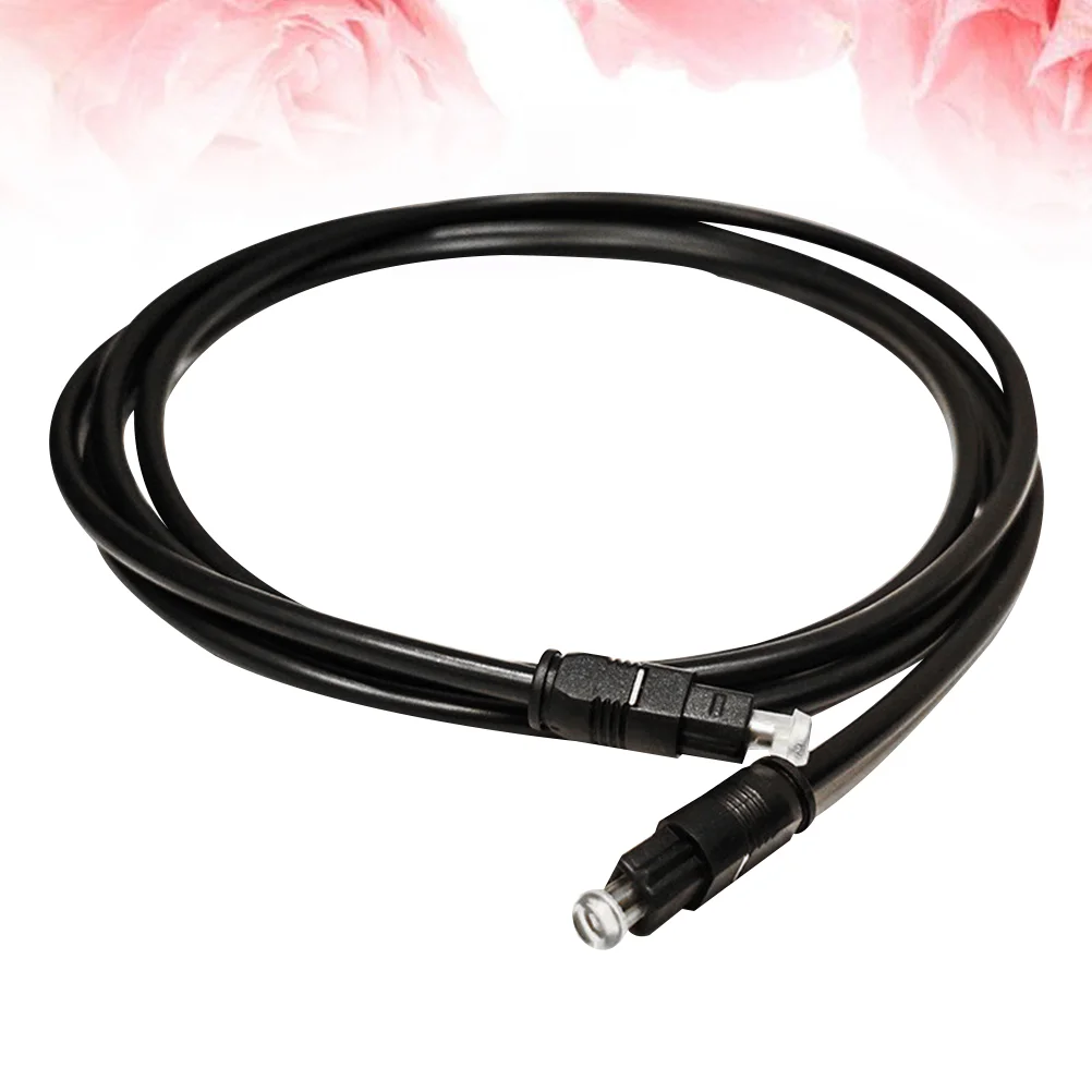 

8M Digital Fiber Audio Line OD4.0 Optical Fiber Cable SPDIF Optical Adapter Black