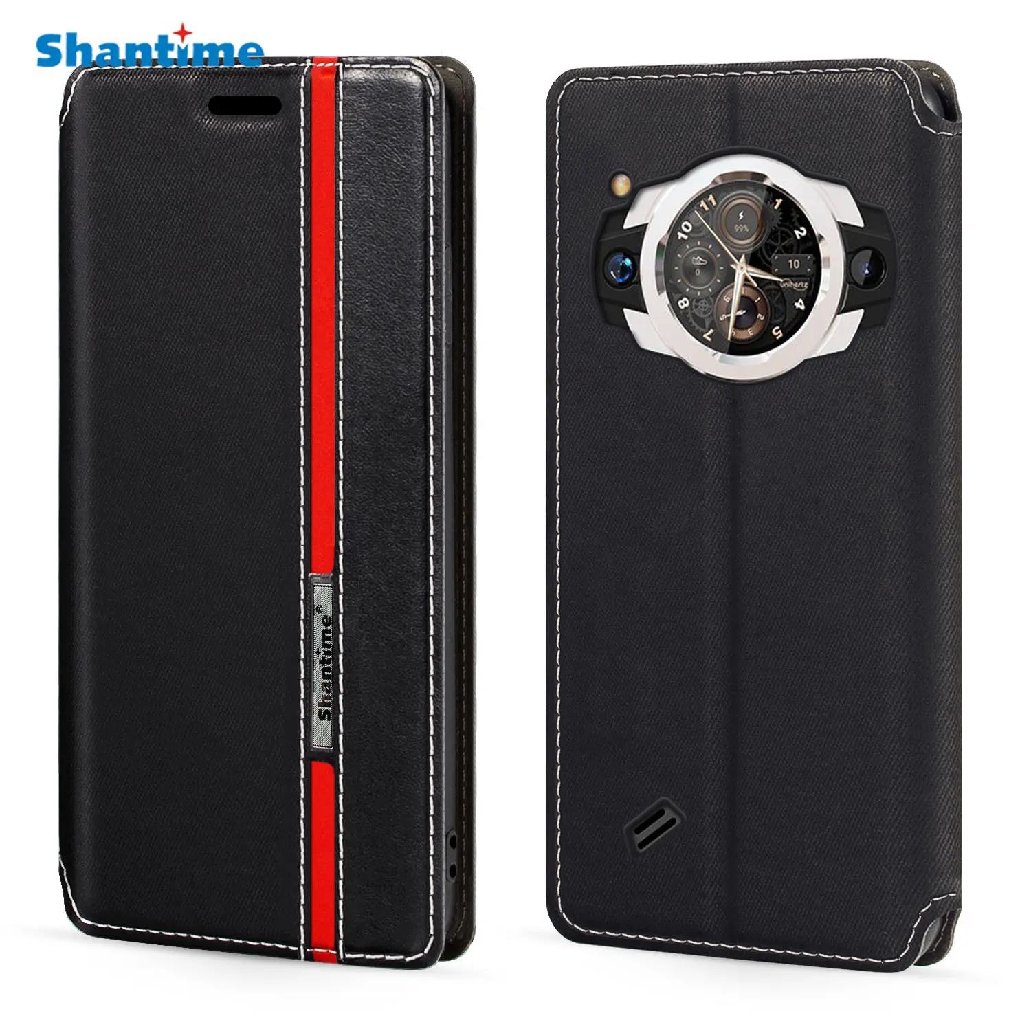 

For Unihertz TickTock-S Case Fashion Multicolor Magnetic Closure Flip Case Cover with Card Holder For Unihertz Golden Eye