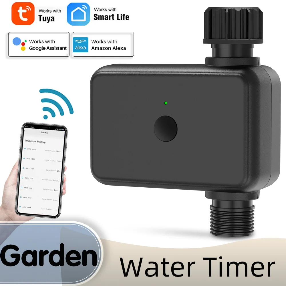 Garden WIFI-Compatible without Gateway Water Timer Connect  Automatic Irrigation Waterproof Controller Solenoid Valve System