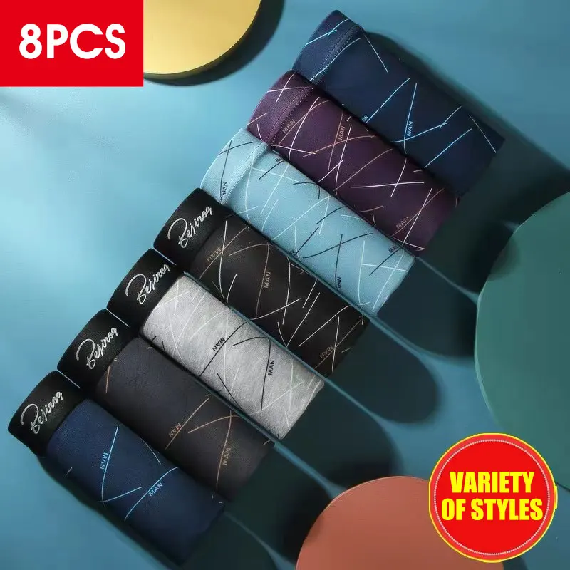 

Male boxers Sexy Breathable Comfortable Multi color Set Fashion boxers set