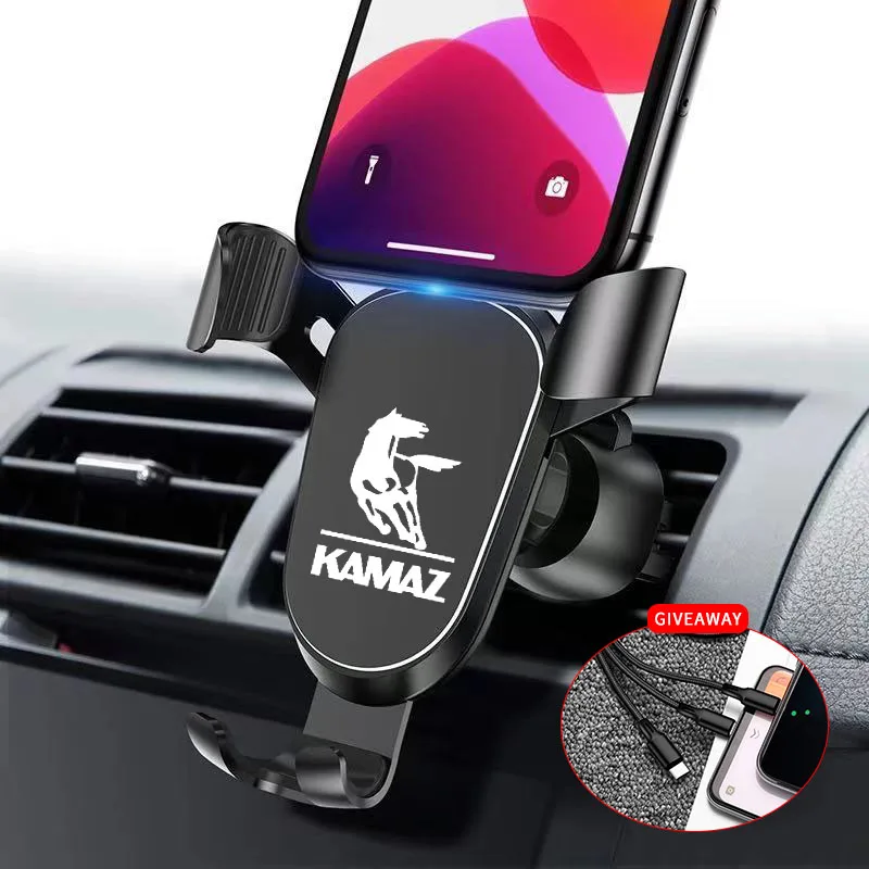 

For KAMAZ TRUCK TYPHOON 5320 54907 5490 6460 A2 Metal Phone Holder Car Navigation Mobile Phone Holder Bracket Support accessorie