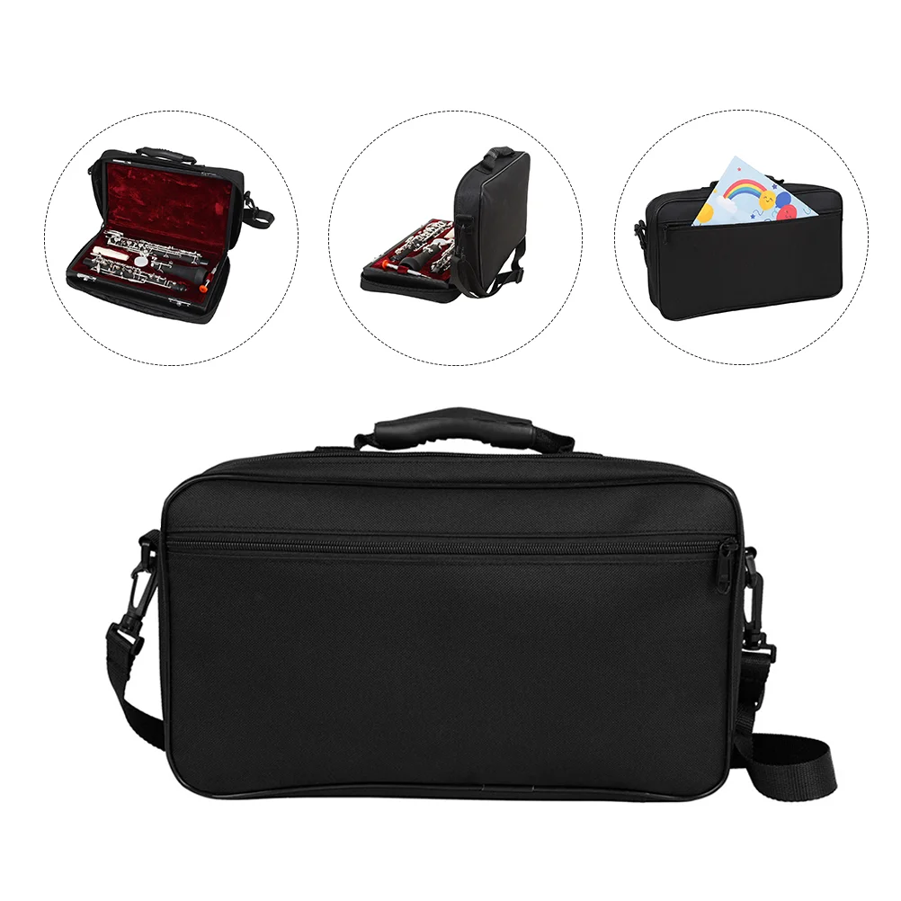 

Clarinet Case Instrument Bag Portable Sax Carrying Box Supply Carry Alto Storage Cases Bags Musicaccessory Shockproof Holder