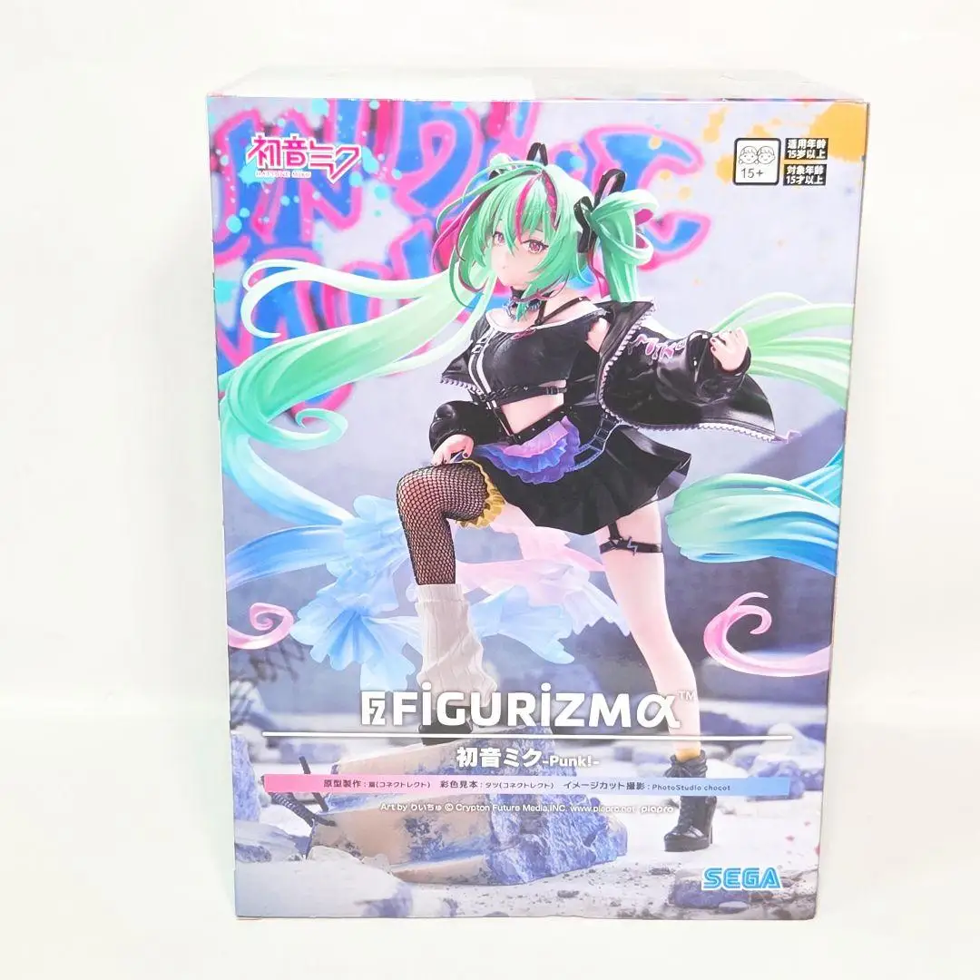 Фото В наличии: SEGA FIGURIZMα Hatsune Miku -Punk!- PVC 23CM Коллекционная фигурка аниме-персонажа №5