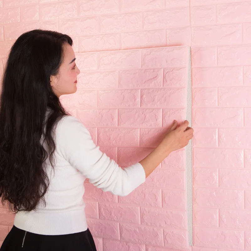 

3d-наклейка на стену, водонепроницаемые самоклеящиеся обои с изображением кирпича, для гостиной, спальни, детской комнаты, украшение для дома