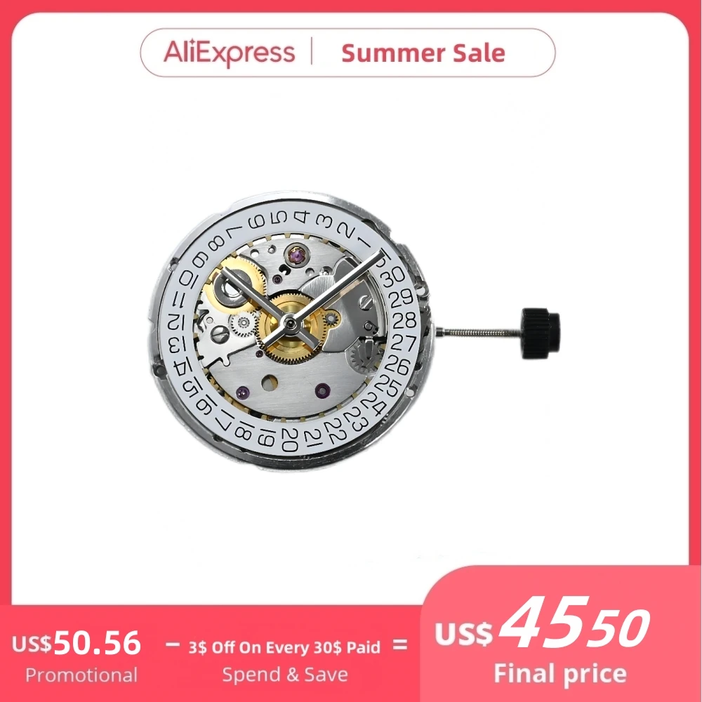 Seagull ST2130 Automatic Movement Replacement For Mechanical Wristwatch ETA 2824 Quick Adjustment Date 3H 28800 VPH Accurate