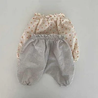 2022 new baby loose casual pants fashion infant girl dot trousers toddler boy harem pants cotton baby pants infant clothes