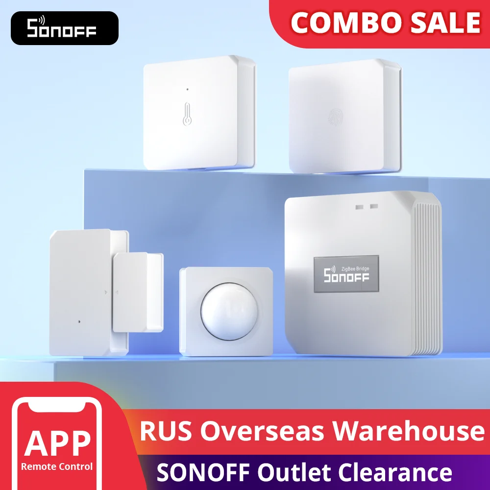 SONOFF Outlet RUS зарубежное оформление склада Zigbee костюм включая мост Zigbee-задняя