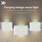 Ночник Xiaomi Xiaofang с умным датчиком соединения, светильник для коридора, человеческого тела, лампа для коридора, ванной, спальни, прикроватная лампа