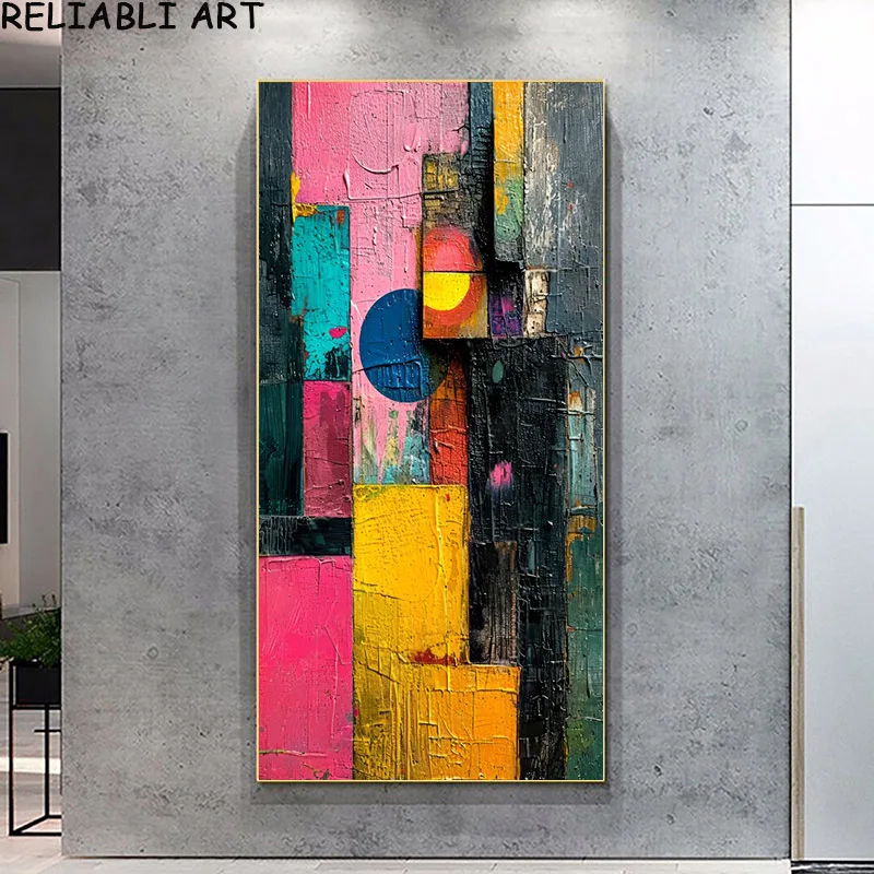 Цветной абстрактный постер и принты