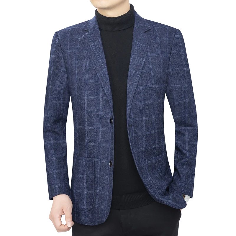 

Новинка, мужские блейзеры, приталенные костюмы для мужчин, деловая официальная Мужская одежда, мужской свадебный костюм, пальто, мужской мо...