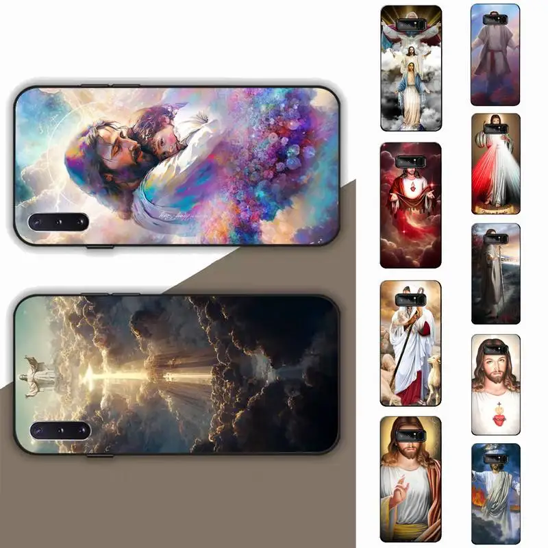

Jesus Christ God bless you Phone Case for Samsung Note 5 7 8 9 10 20 pro plus lite ultra A21 12 72