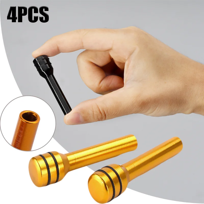 Купи 4pcs Aluminum Alloy Auto Car Security Door Lock Pins 5 Colors Truck Interior Door Screw Knob for Pull Pins Car Accessories за 125 рублей в магазине AliExpress