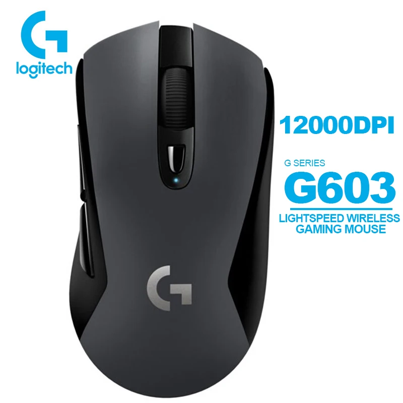

Беспроводная игровая мышь Logitech G603 Lightspeed с датчиком HERO 12000DPI, 32-битный микропроцессор ARM мышь Bluetooth для Windows