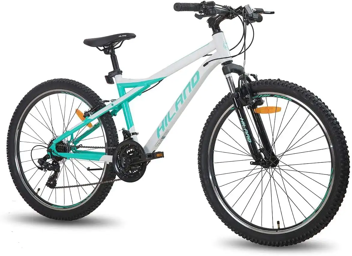 

Mountain Bike for Woman, 21 Speed with Suspension Fork, 26 inch Mountain Bike Internal Cable for Youth/Women Womens Bike