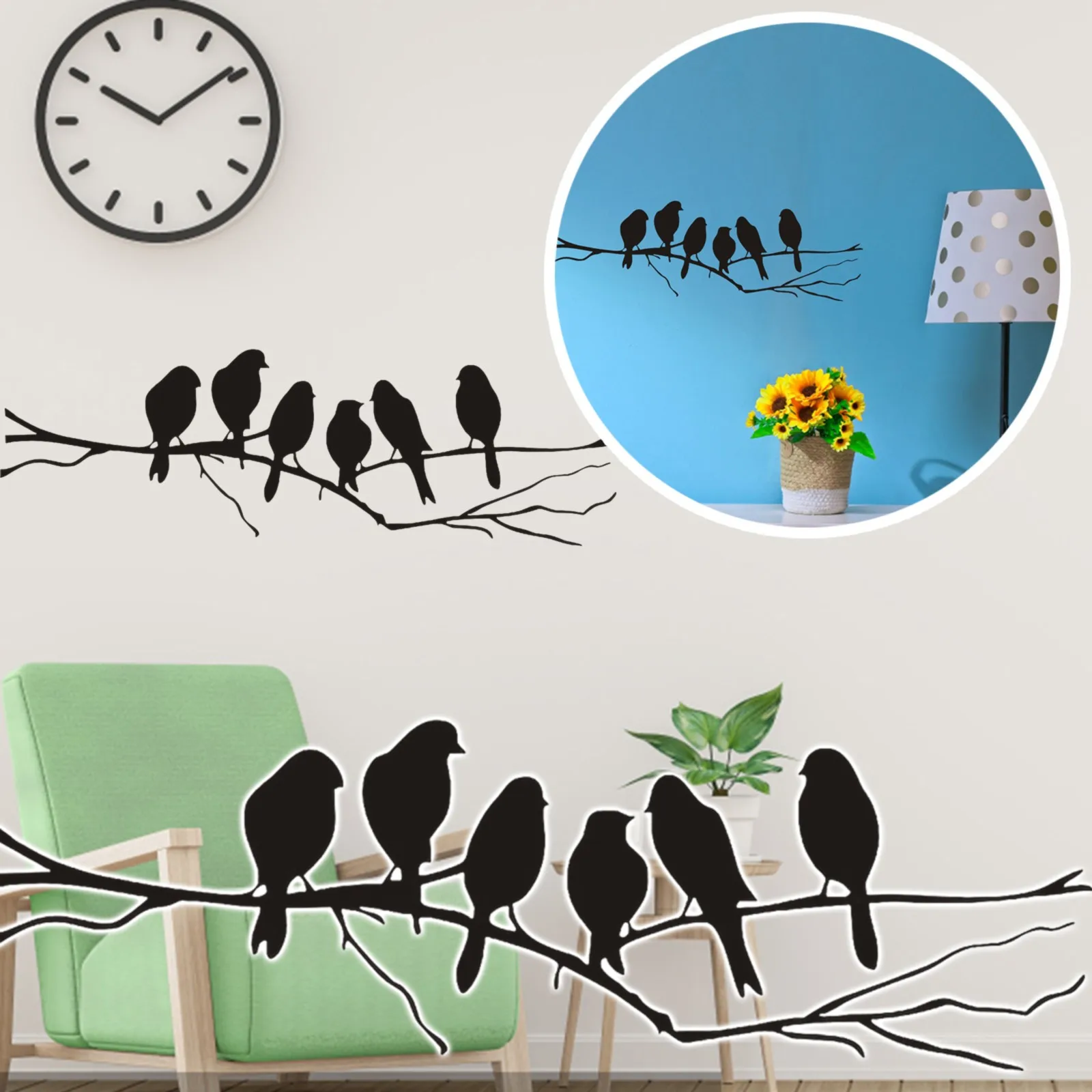 

Виниловая наклейка на стену с изображением семейного дерева, виниловые украшения для стен, виниловый декор для стен, наклейки на Хэллоуин, с...