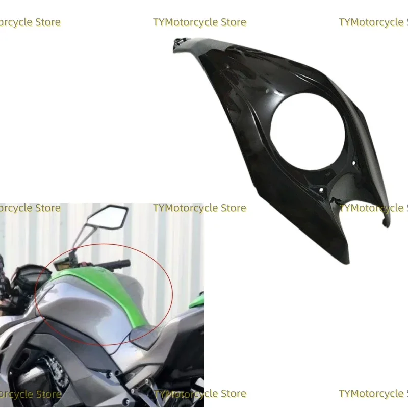 Яркая черная обтекатель для бензобака крышка резервуара защитная пластина