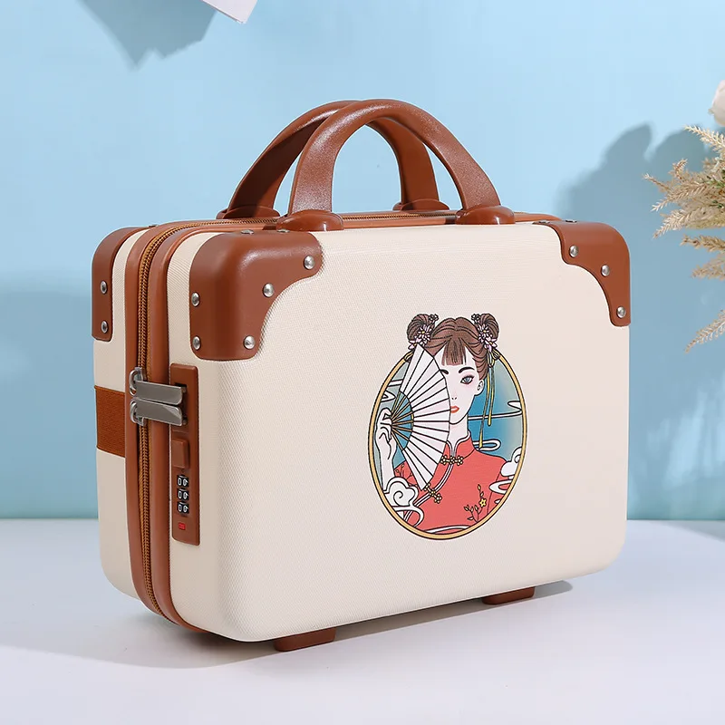 Carry-on case mini trolley case small bag female cosmetic bag 13 inch travel bag mother box suitcase suitcase