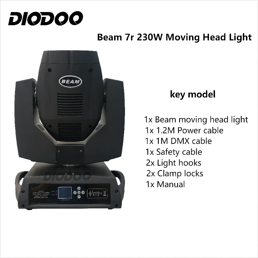 Светодиодный светильник 7R 230 Вт с чехлом для клавиатуры движущийся головной