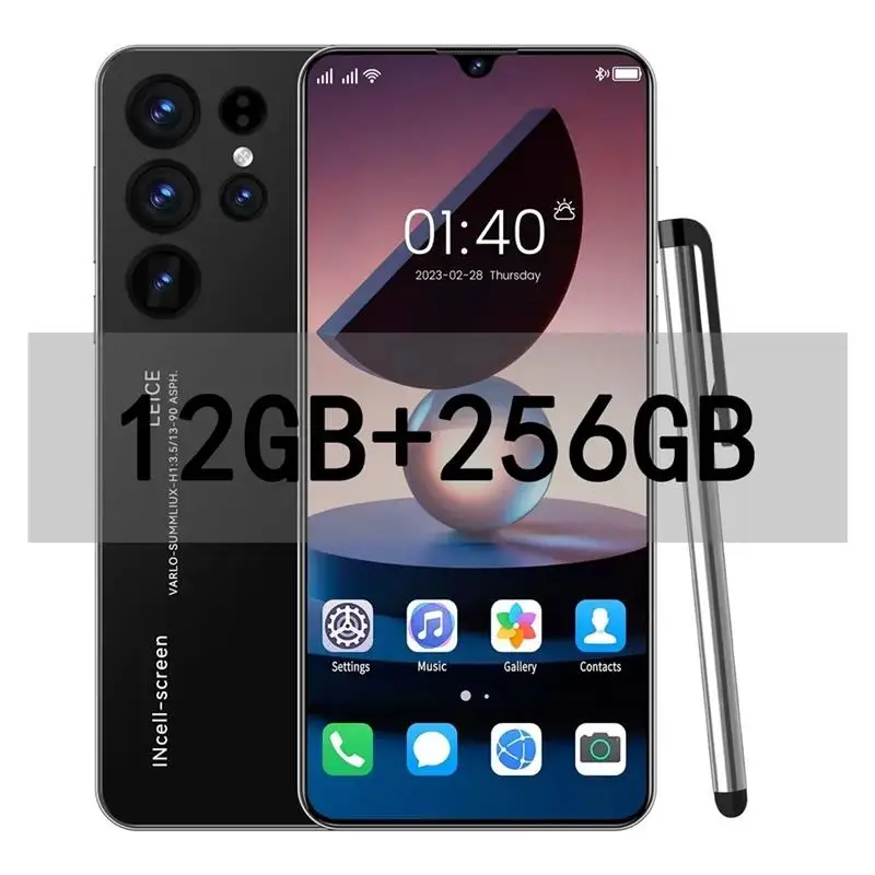 Новый смартфон S24 Ultra 7 0 дюйма 16 ГБ + 1 ТБ глобальное издание 7000 мАч сеть 4G/5G 48 МП 72