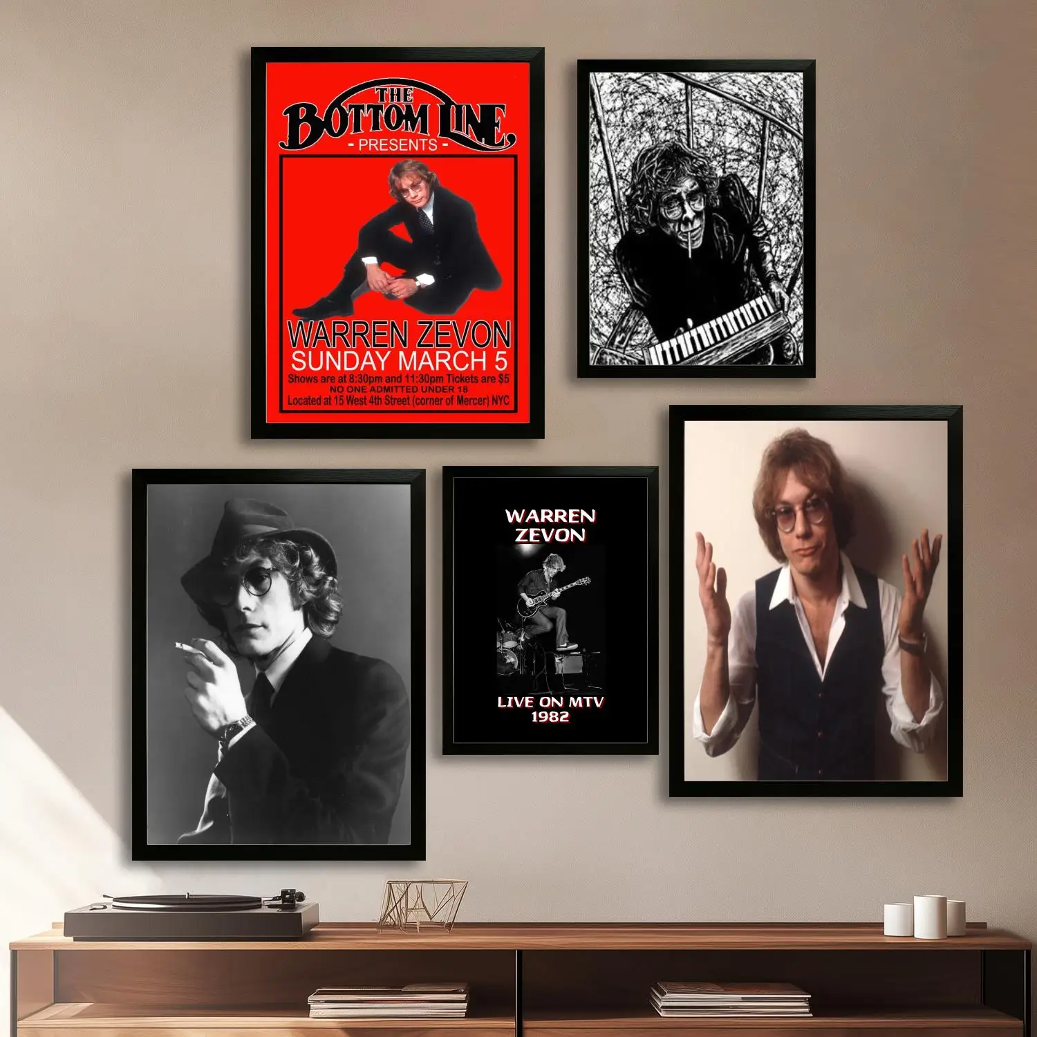 Плакат на холсте Warren Zevon