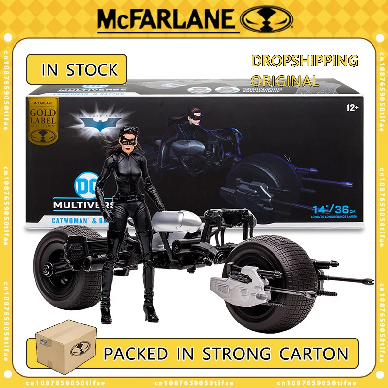 McFarlane Toys DC Multiverse Catwoman and Batpod (The Dark Knight Rises) MTS Эксклюзивные 14-дюймовые фигурки