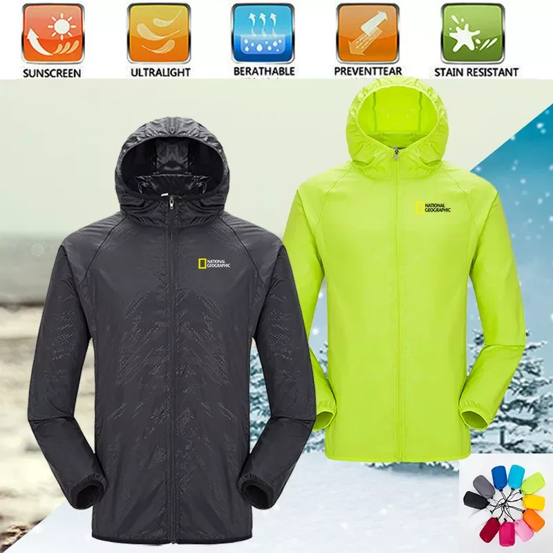 Women Waterproof  Sun Protect Clothing Fishing Hunting Discover Clothes Quick Dry Skin Windbreaker