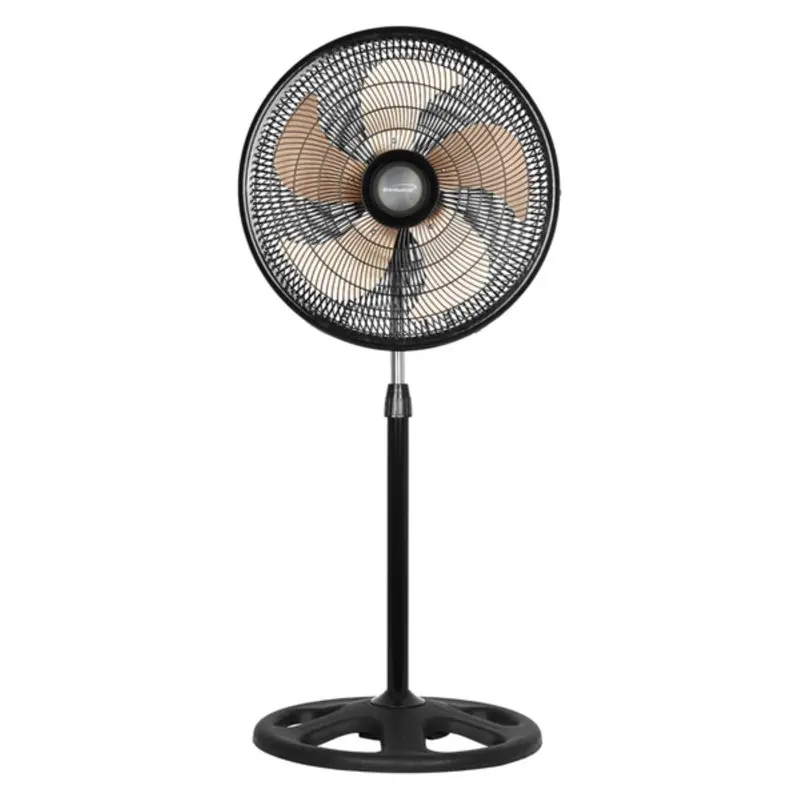 

18 Inch Three Speed Industrial Pedestal Fan in Black