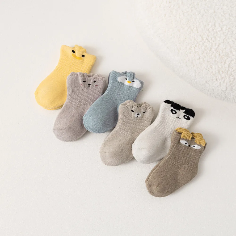 

Мультяшные детские носки, осень и зима, утолщенные искусственные наушники, стереоскопические наушники