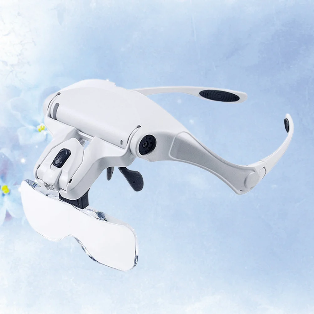 

1Pc LED Magnifying Lens Magnifying Lens Loupe Visor Magnifying Glasses with Arts& Crafts