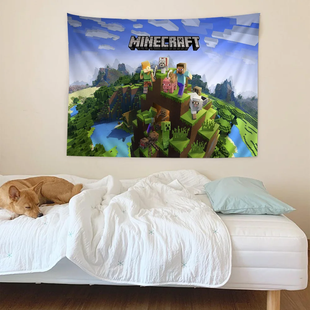 Игра Mine C-Crafts Подвесной богемный гобелен Таро Хиппи Настенные коврики Общежитие