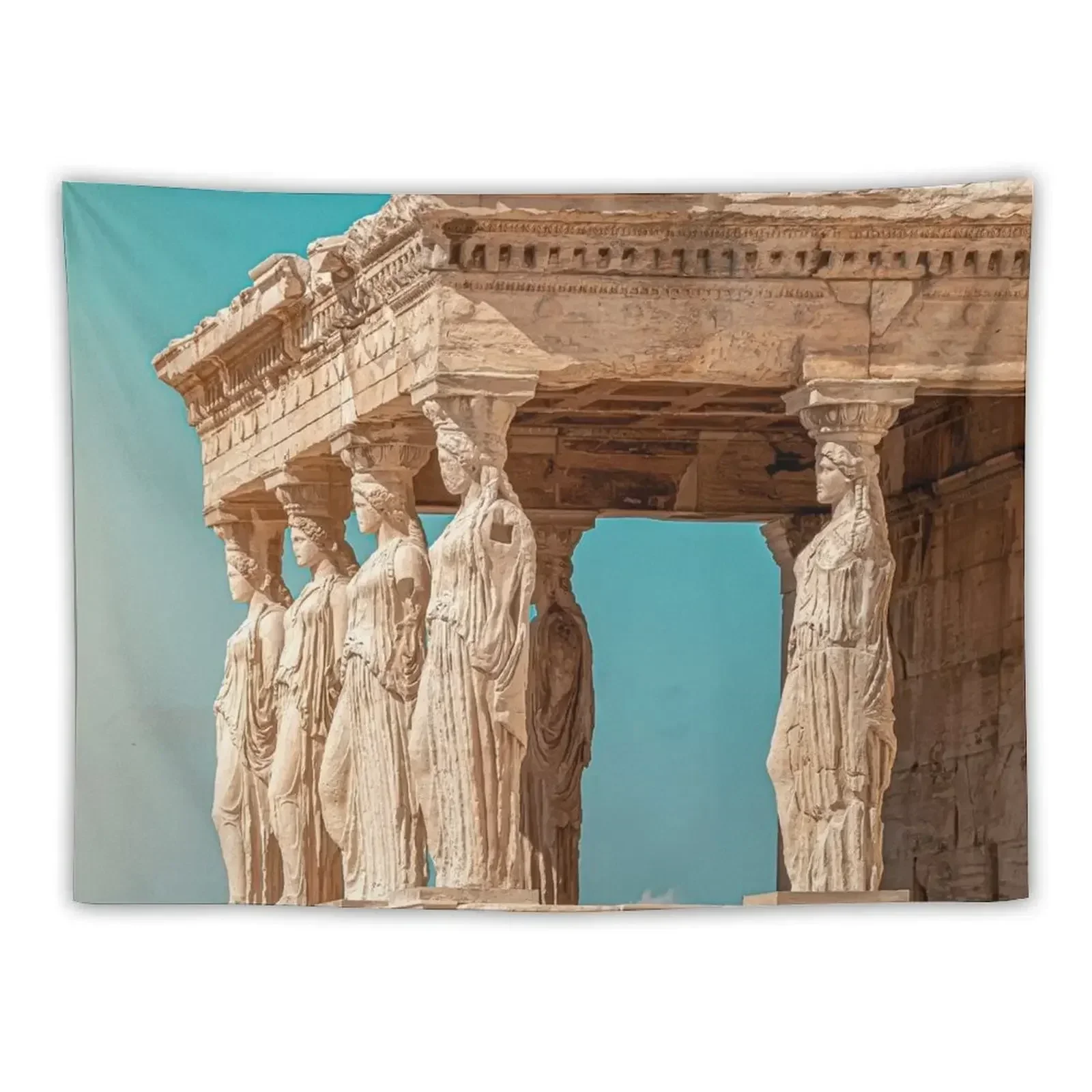 Кариаты Ехранов Альгеон Акрополис Афины Греция Гобелен Домашний Декор