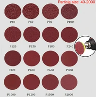 25 pieces of 2 inch 50 mm sander disc sanding and polishing pad sandpaper p40 p2000
