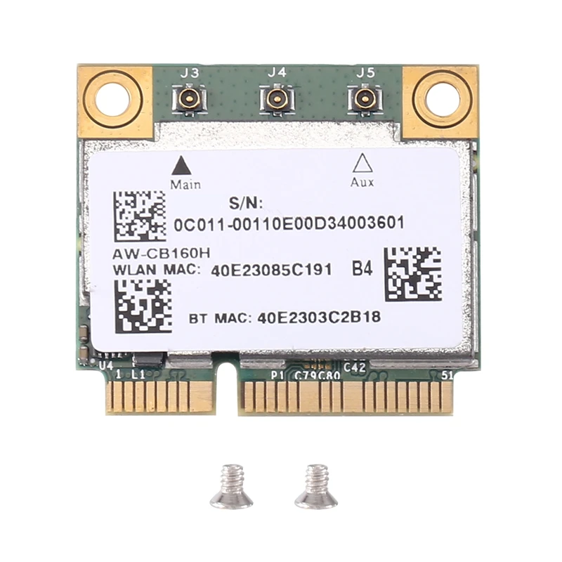 802.11AC 1300 Мбит/с WIFI Беспроводная карта BT 4.0 Mini PCI-E для карты Azurewave BCM94360HMB